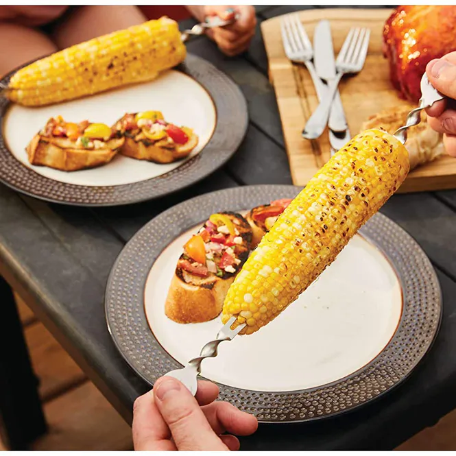 Hovedbilde Maisgafler 8pk stål Napoleon