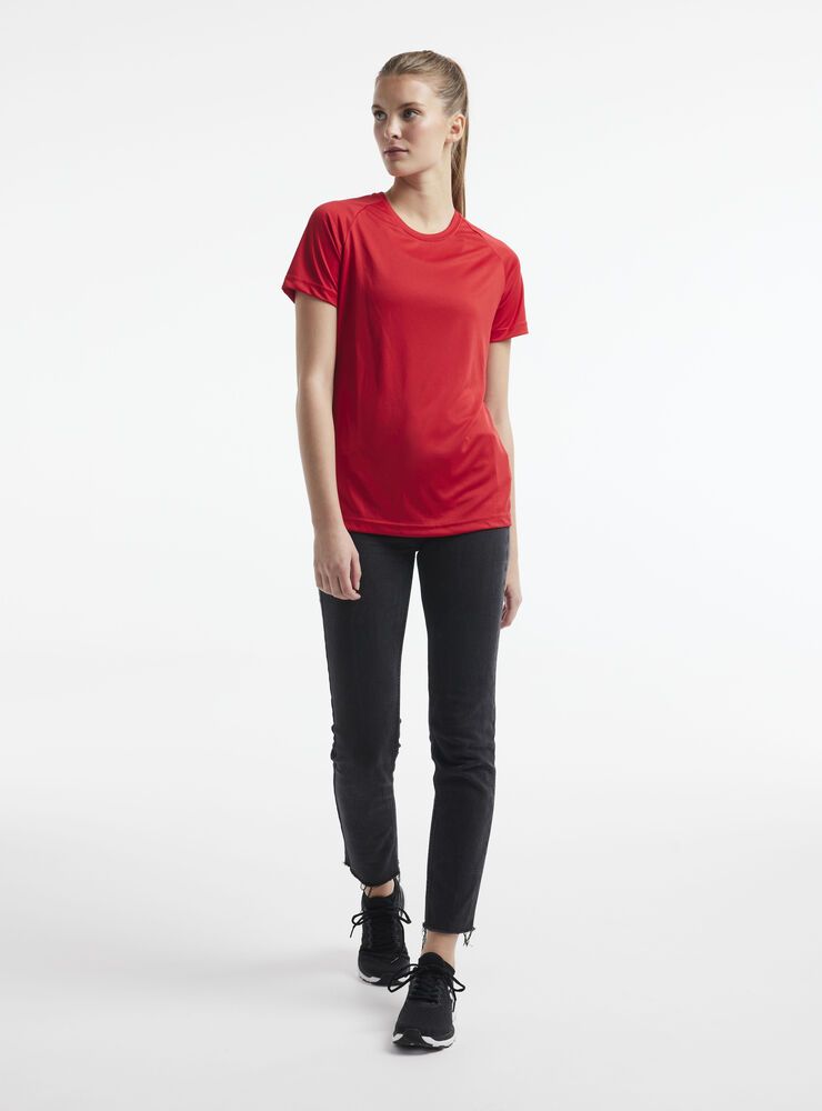 Craft Core Unity trenings t-skjorte dame Bright Red