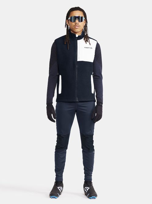 Hovedbilde CRAFT NOR ADV Explore Pile Fleece Vest Herre Blaze/White