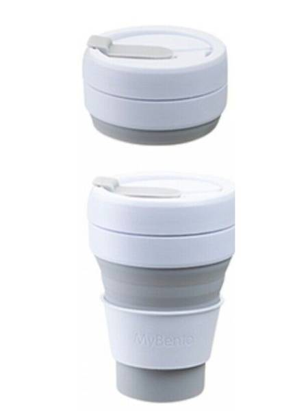 Hovedbilde Bento Pop up drikkekopp i grå