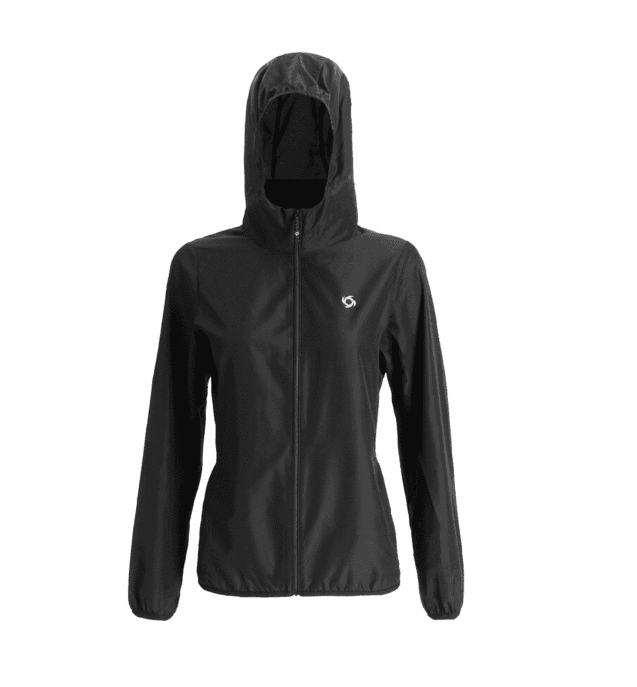 Doite Airjacket Hoodie Dame Svart