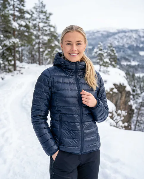 Hovedbilde Minde Dunjakke til Dame i Blå