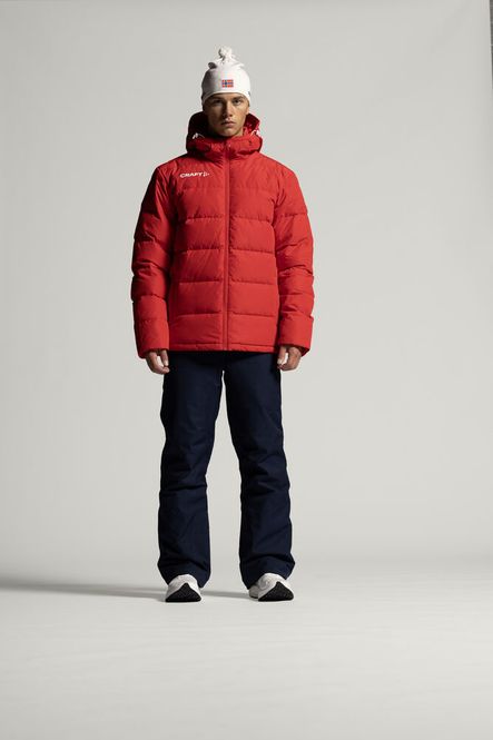 Hovedbilde Craft Evolve rød dunjakke til herre - Norway Collection