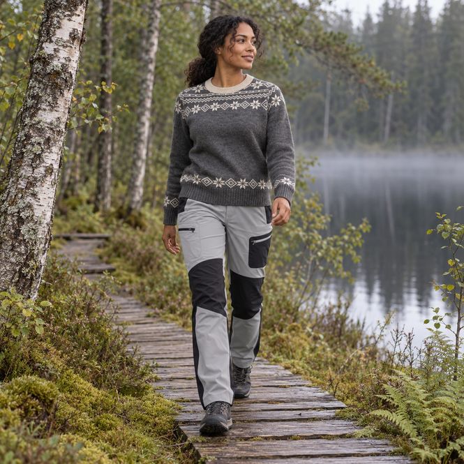 Hovedbilde Storhøi Turbukse Dame Ash Grey