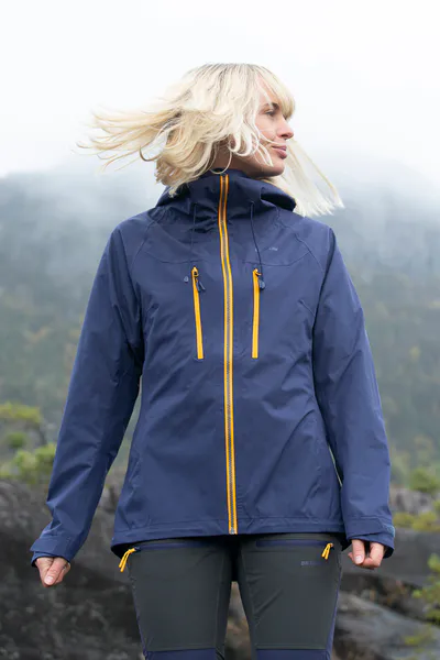 Hovedbilde Knappen Teknisk 3 lags jakke til dame Blå