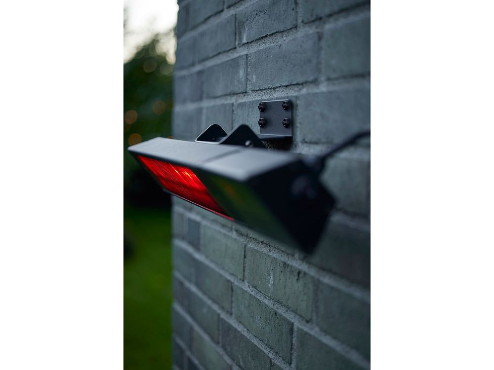 Nordic Sense Terrassevarmer for vegg 1500 watt Svart