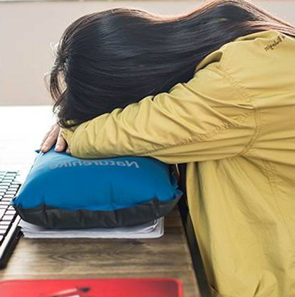 Hovedbilde Automatisk Oppblåsbar Pute Rektangulær Orange