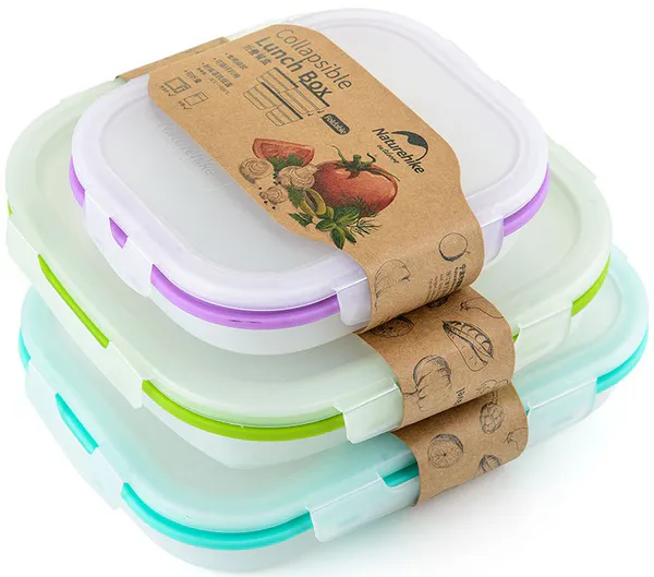 Hovedbilde Foldbar lunsjboks - 2 rom