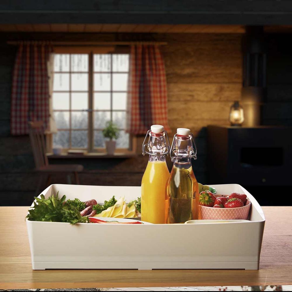 Redningsvest til flaske + Cooltray serveringsbrett