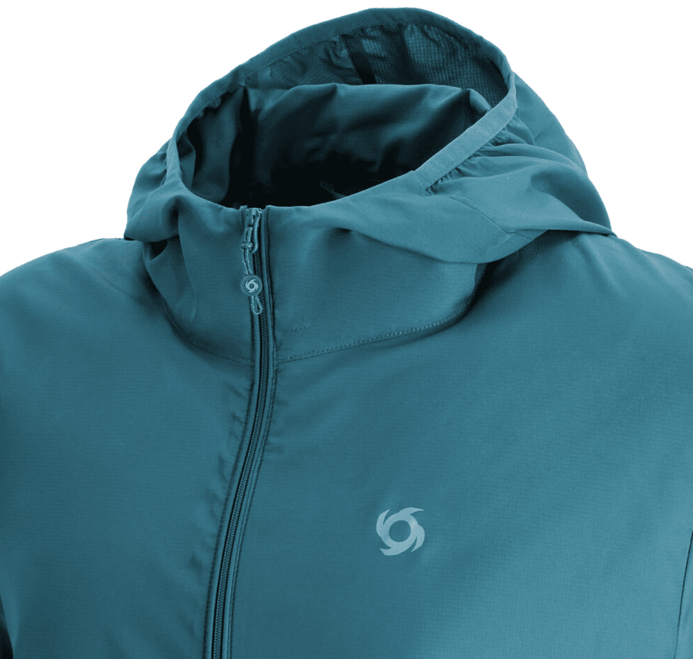 Doite Airjacket Hoodie Herre Petroleum
