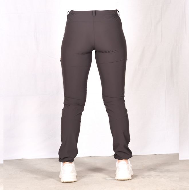 Hovedbilde Storronden Turbukse Dame Charcoal Yellow Zip