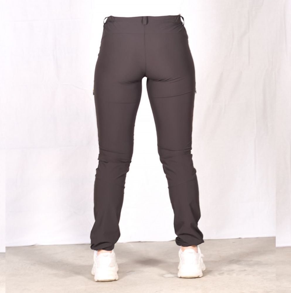 Storronden Turbukse Dame Charcoal Yellow Zip