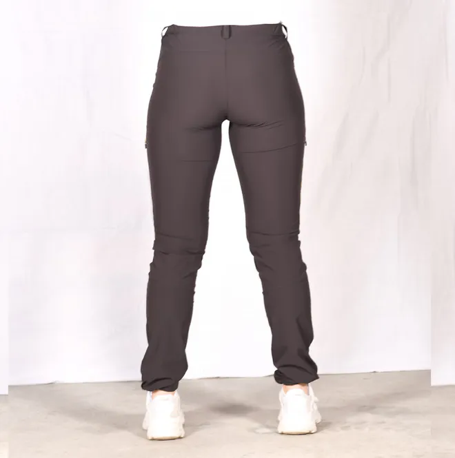 Hovedbilde Storronden Turbukse Dame Charcoal Yellow Zip