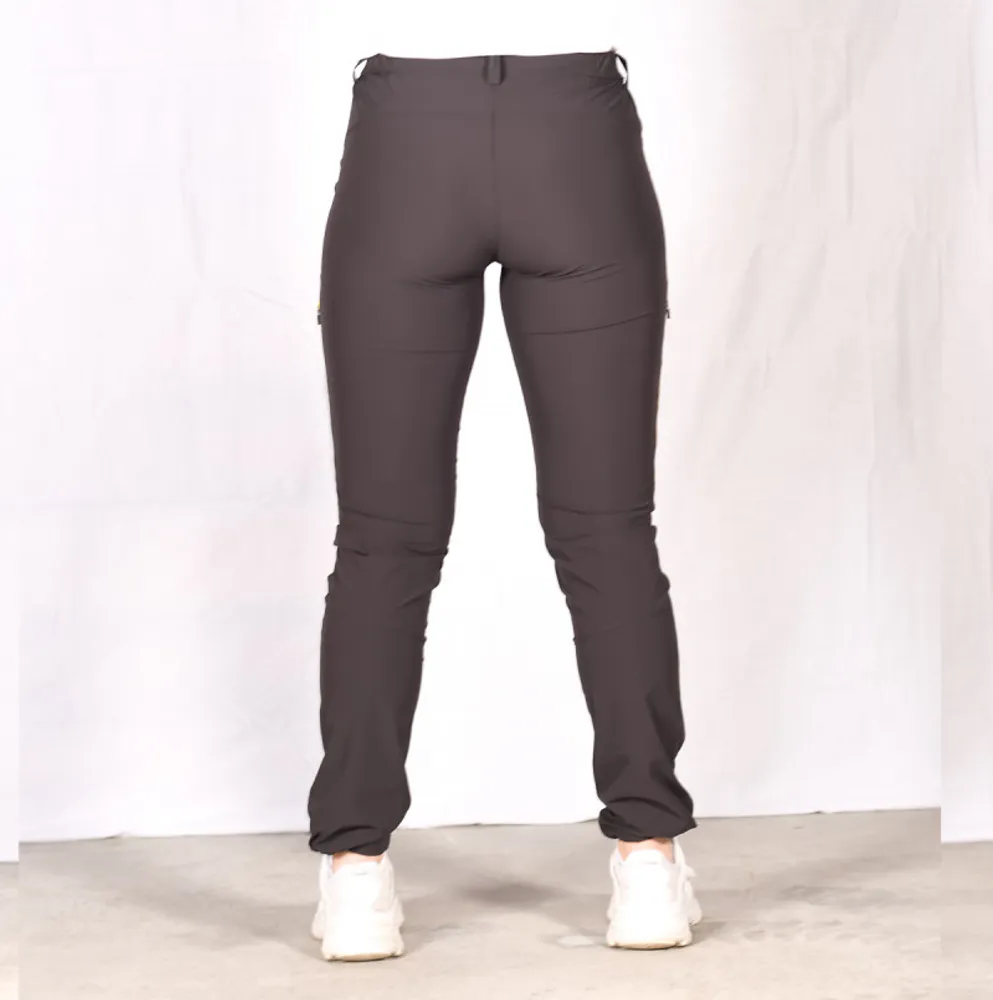 Storronden Turbukse Dame Charcoal Yellow Zip