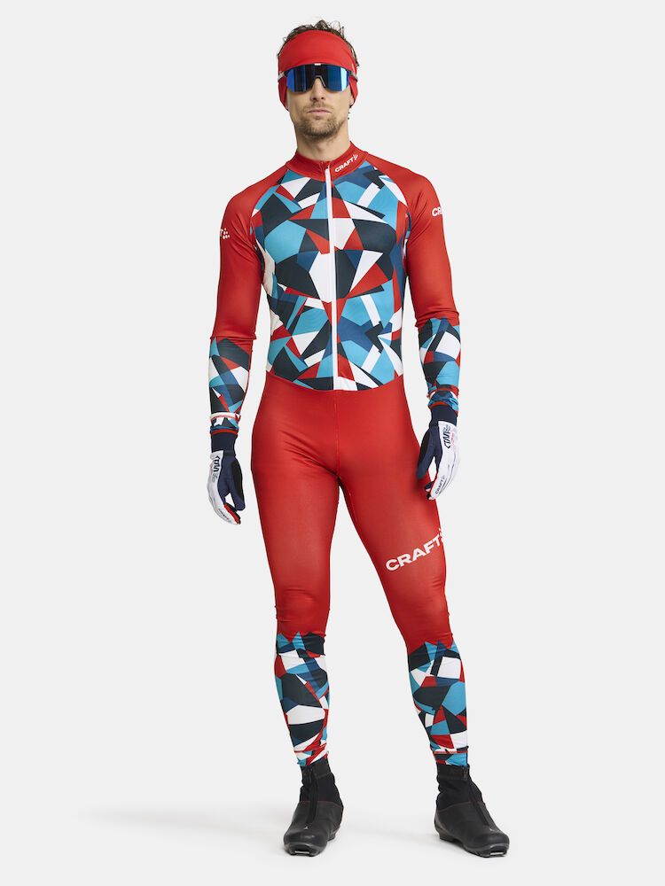 CRAFT NOR ADV Nordic Ski Club Suit Herre Blaze/Bright Red