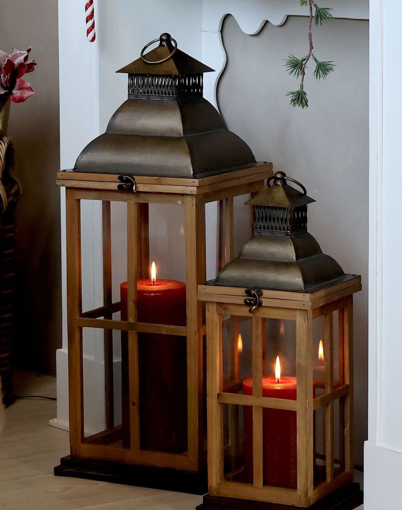 Sett med 2 lykter fra Chic Antique