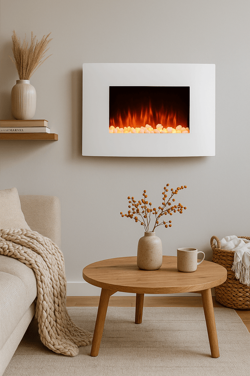 Narvik Elektrisk peis til vegg - 2000 watt