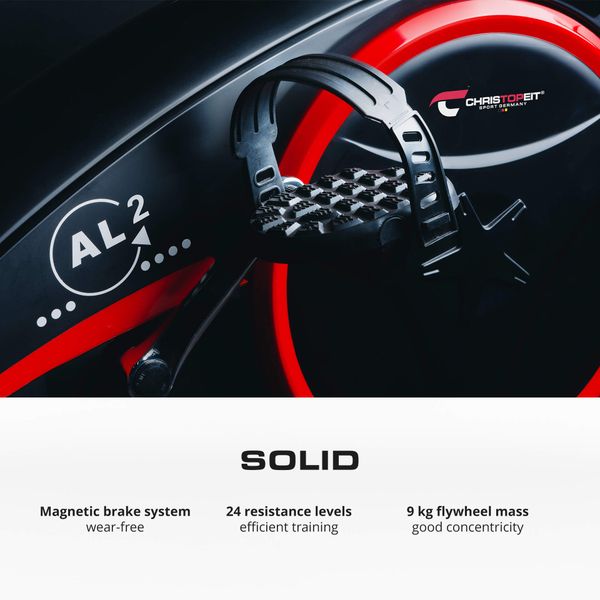 Hovedbilde Ergometersykkel AL 2 - Trimsykkel i Særklasse Black Edition