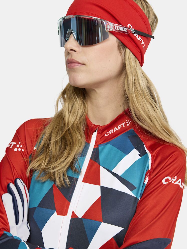 CRAFT NOR ADV Nordic Ski Club Suit Dame Blaze/Bright Red