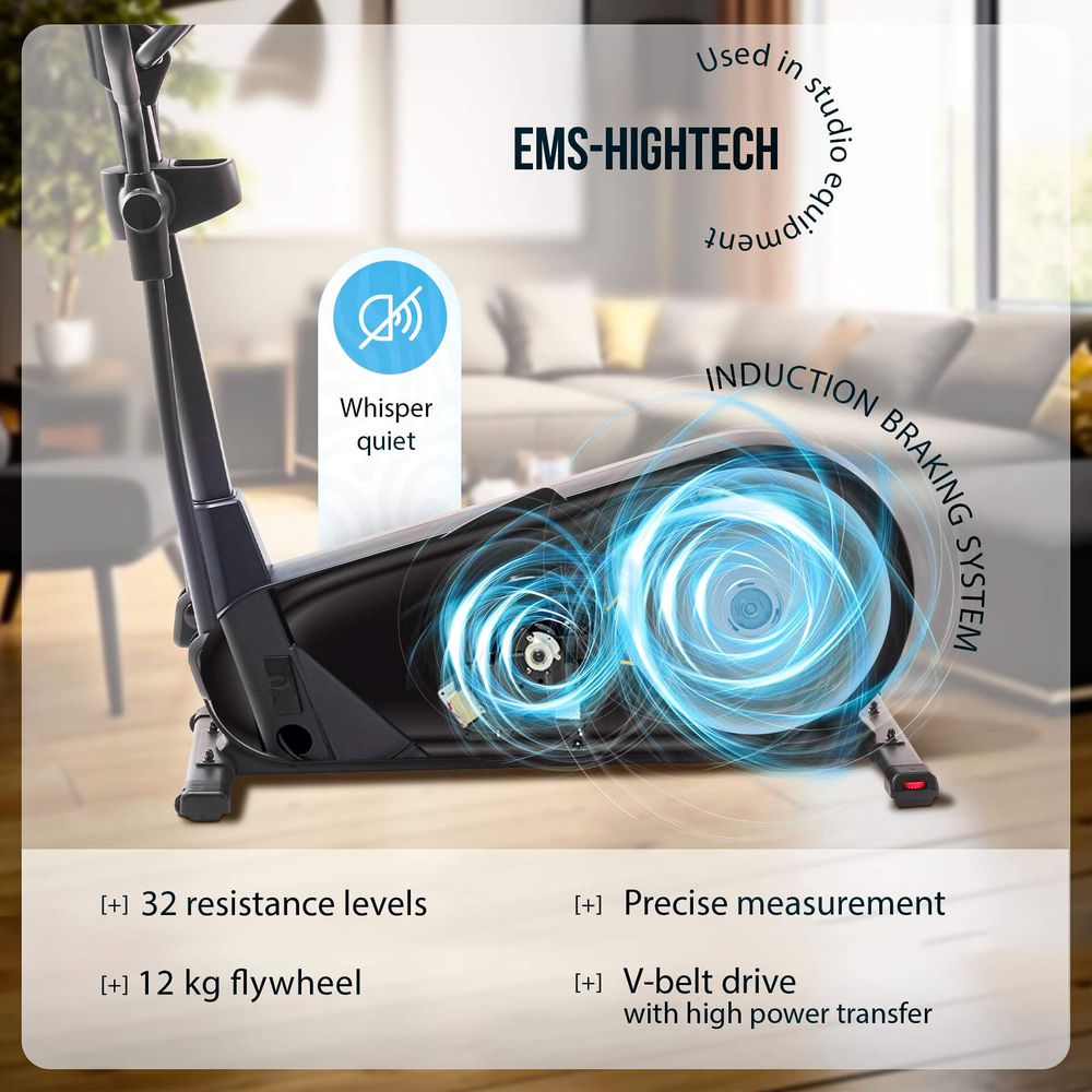 Testvinner Ellipsemaskin / Crosstrainer EL 8000 fra Christopeit