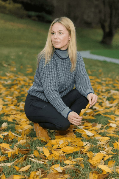 Hovedbilde Jølster ullgenser i grå  / blå - Unisex